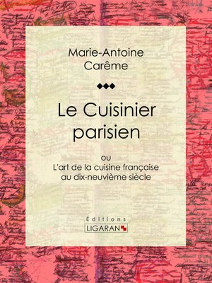cover image of Le Cuisinier parisien
